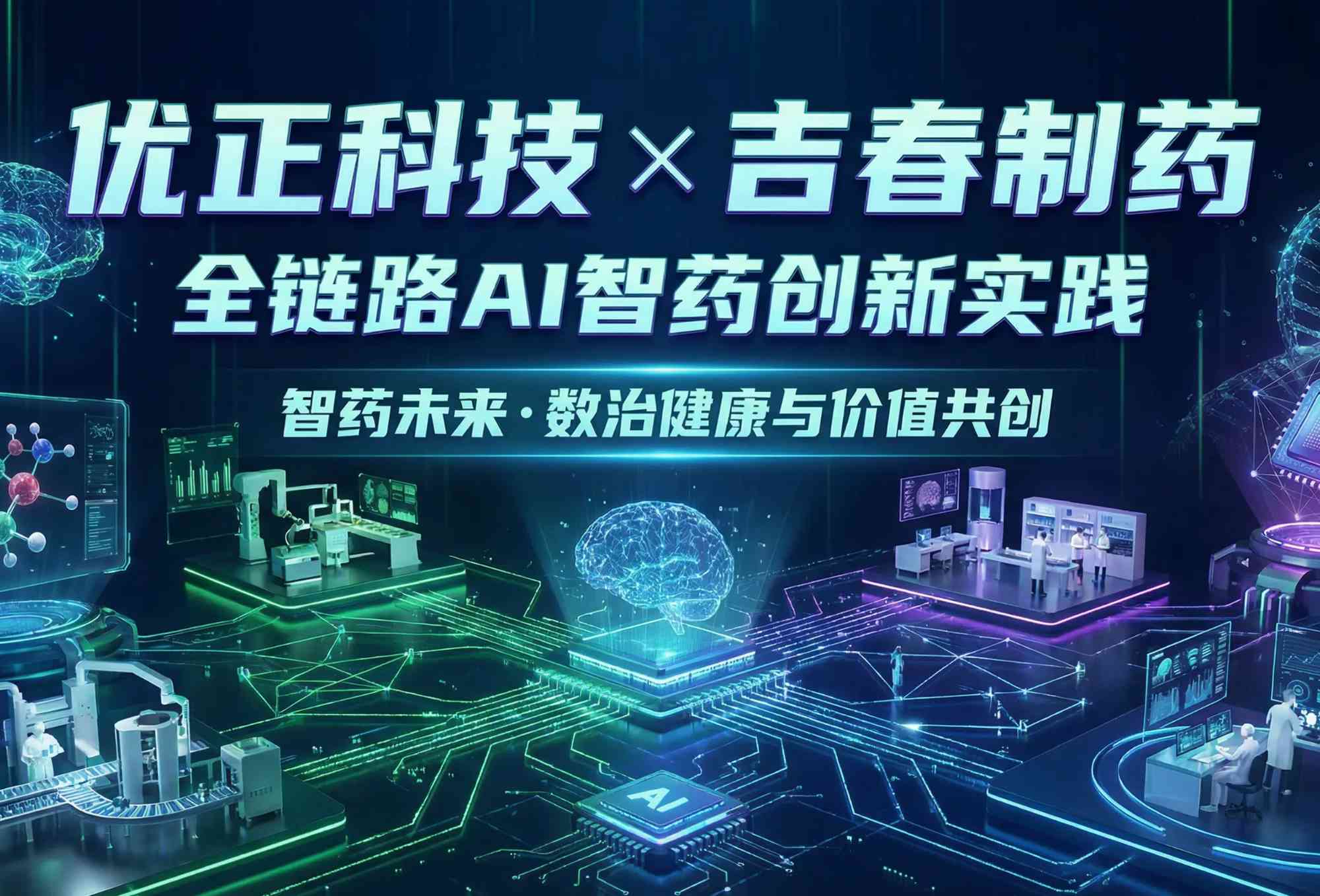 智药未来·数治健康：吉林省优正科技赋能吉春制药定制化AI软件系统的全链路创新实践与价值共创全景图